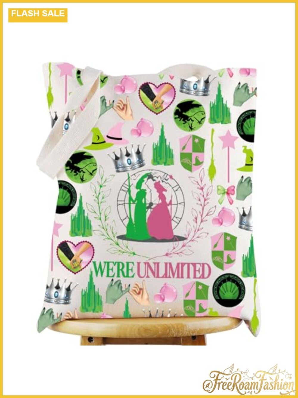 WZMPA Musical Theater Tote Bag Canvas Shoulder Bag Theater Gift